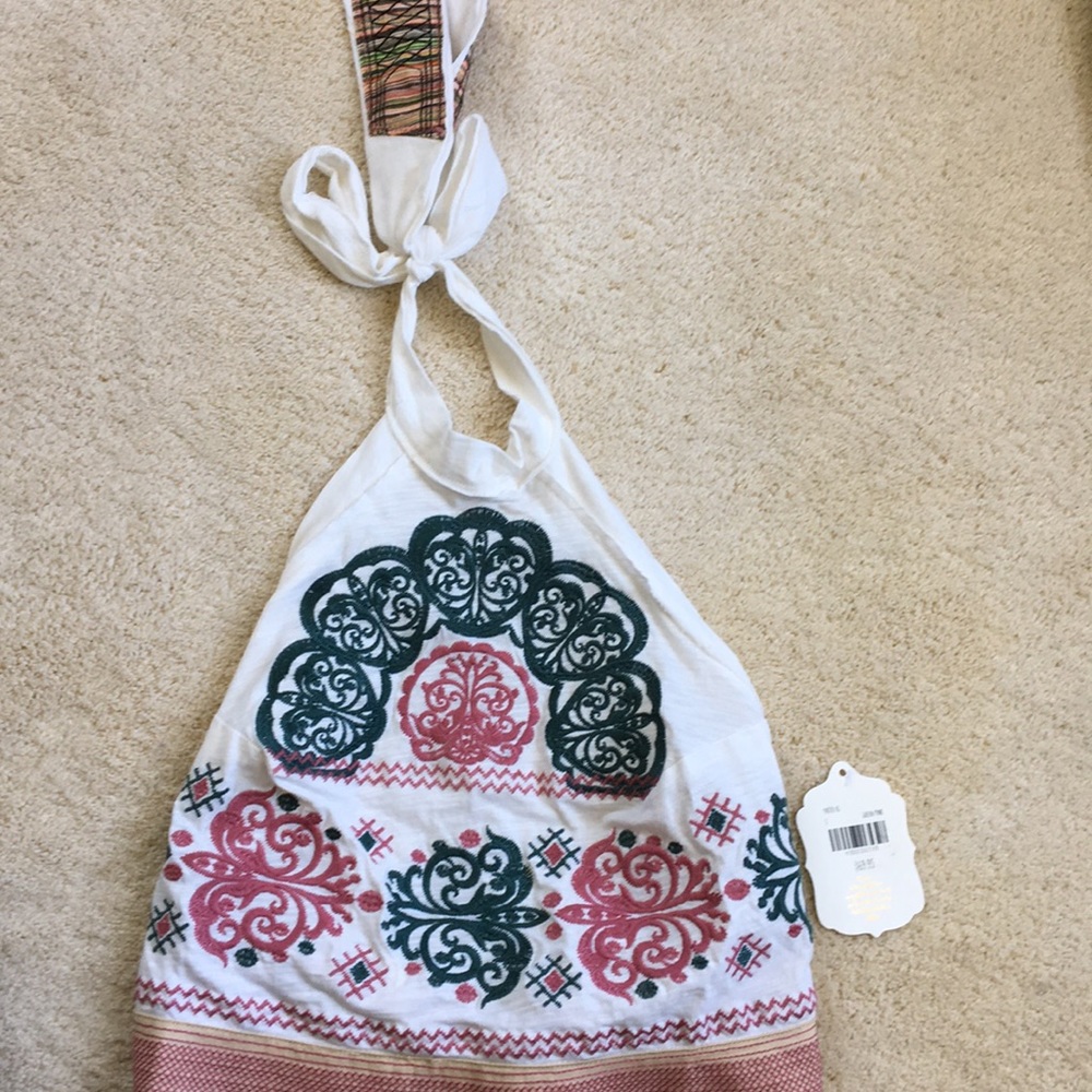 Alter’d State embroidered halter top